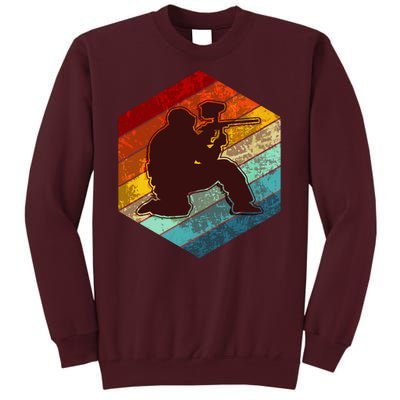 Vintage Retro Paintballer Tall Sweatshirt