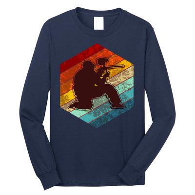 Vintage Retro Paintballer Long Sleeve Shirt