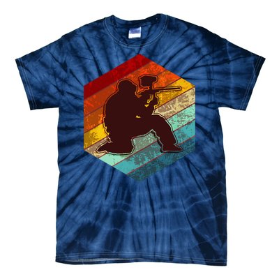 Vintage Retro Paintballer Tie-Dye T-Shirt