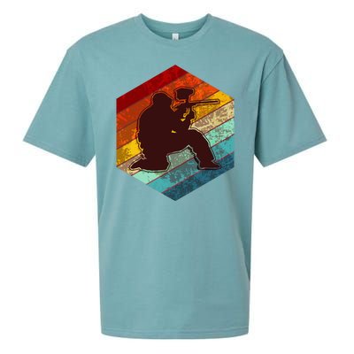 Vintage Retro Paintballer Sueded Cloud Jersey T-Shirt