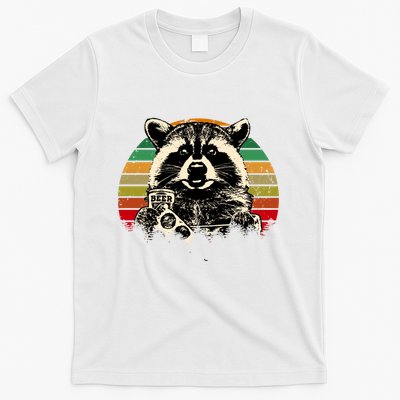 Vintage Raccoon Pizza And Beer T-Shirt