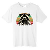 Vintage Raccoon Pizza And Beer Tall Fusion ChromaSoft Performance T-Shirt