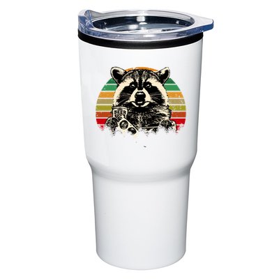 Vintage Raccoon Pizza And Beer Tumbler