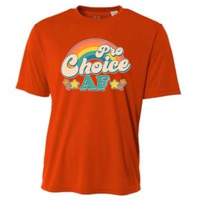 Vintage Retro Pro Choice AF Star Rainbow Cooling Performance Crew T-Shirt