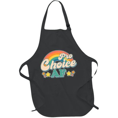 Vintage Retro Pro Choice AF Star Rainbow Apron