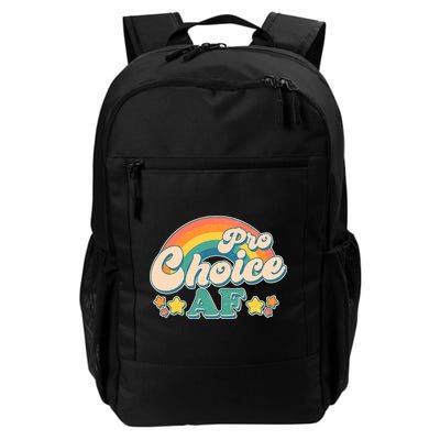 Vintage Retro Pro Choice AF Star Rainbow Backpack