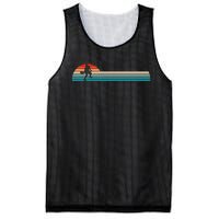 Vintage Retro Pickleball Player Mesh Reversible Basketball Jersey Tank