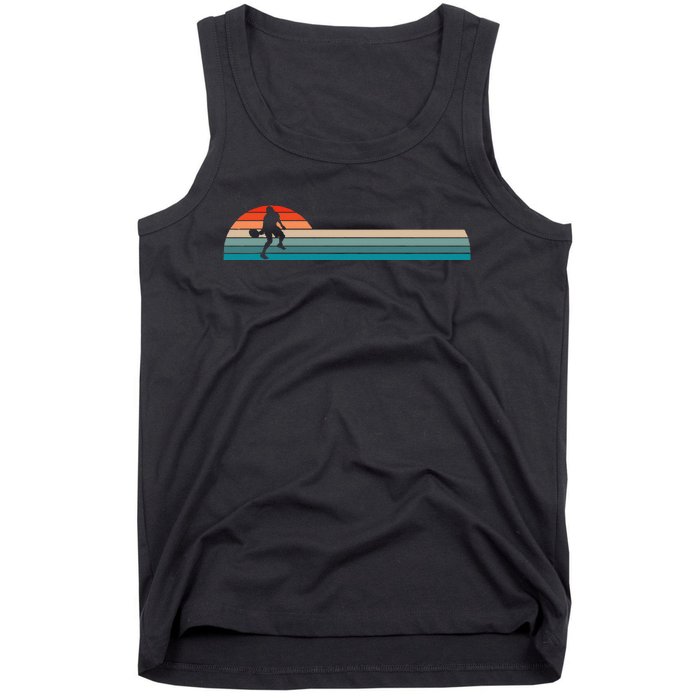 Vintage Retro Pickleball Player Tank Top