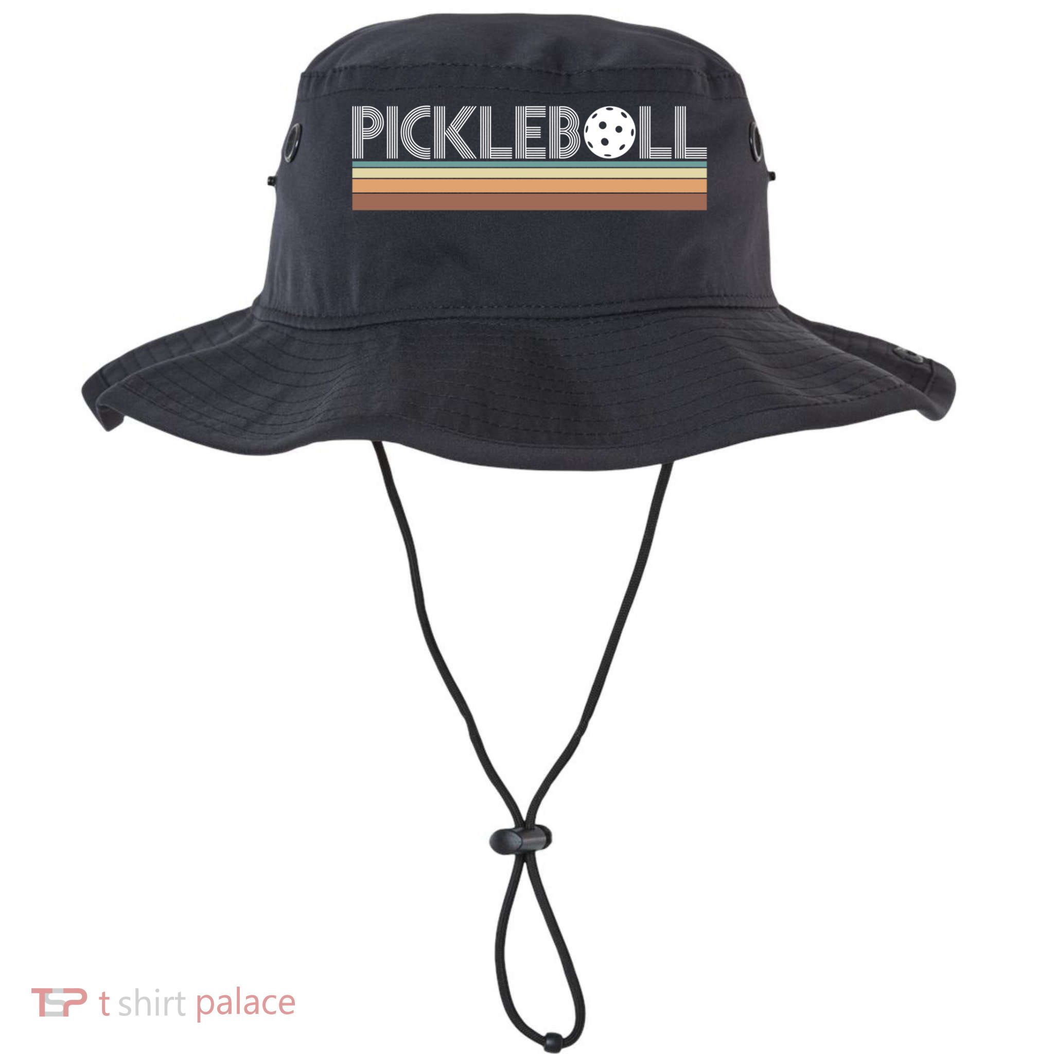 Vintage Retro Pickleball Gift Bucket Hat