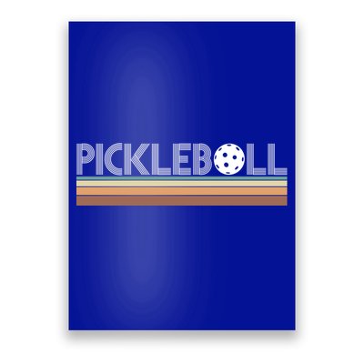 Vintage Retro Pickleball Gift Poster