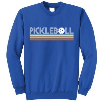 Vintage Retro Pickleball Gift Tall Sweatshirt