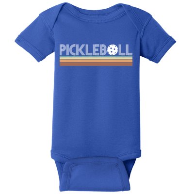 Vintage Retro Pickleball Gift Baby Bodysuit