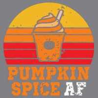 Vintage Retro Pumpkin Spice AF Funny Cream Pumpkin Lover Matching Team Family Ha Doggie Tank
