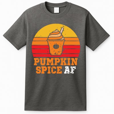 Vintage Retro Pumpkin Spice AF Funny Cream Pumpkin Lover Matching Team Family Ha T-Shirt