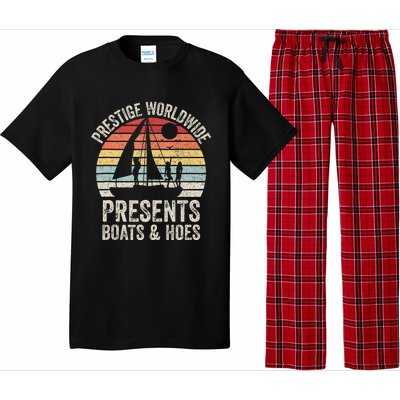 Vintage Retro Prestige Worldwide Presents Boats And Hoes Pajama Set