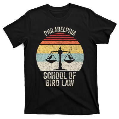 Vintage Retro Philadelphia School Of Bird Law T-Shirt