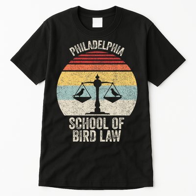 Vintage Retro Philadelphia School Of Bird Law Tall T-Shirt