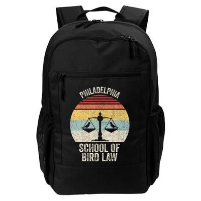 Vintage Retro Philadelphia School Of Bird Law Backpack