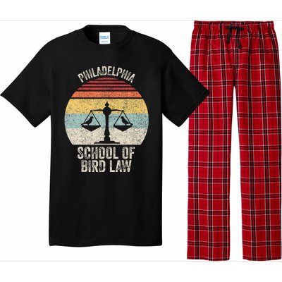 Vintage Retro Philadelphia School Of Bird Law Pajama Set