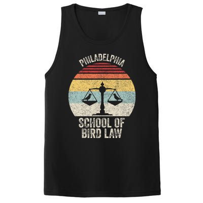 Vintage Retro Philadelphia School Of Bird Law PosiCharge Competitor Tank