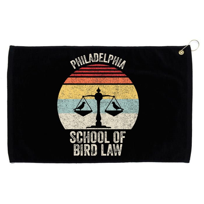 Vintage Retro Philadelphia School Of Bird Law Grommeted Golf Towel