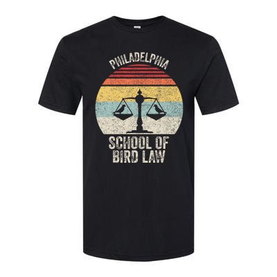 Vintage Retro Philadelphia School Of Bird Law Softstyle CVC T-Shirt