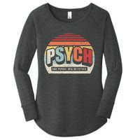 Vintage Retro Psych Fake Psychic. Real Detectives Women's Perfect Tri Tunic Long Sleeve Shirt