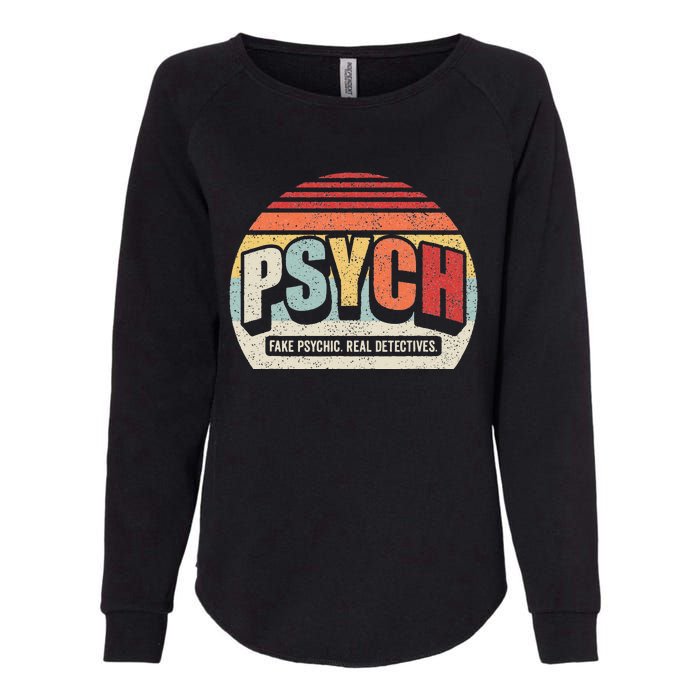 Vintage Retro Psych Fake Psychic. Real Detectives Womens California Wash Sweatshirt