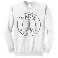 Vintage Retro Paris France Eiffel Tower Love Sweatshirt