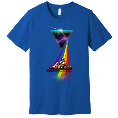 Vintage Retro Prism Kart Racing Cool Gift Premium T-Shirt