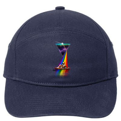 Vintage Retro Prism Kart Racing Cool Gift 7-Panel Snapback Hat