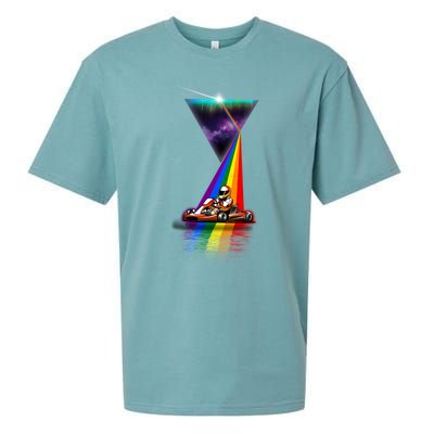 Vintage Retro Prism Kart Racing Cool Gift Sueded Cloud Jersey T-Shirt