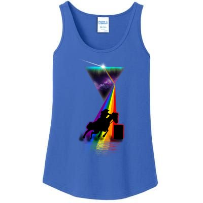 Vintage Retro Prism Barrel Racing Great Gift Ladies Essential Tank