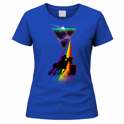 Vintage Retro Prism Barrel Racing Great Gift Women's T-Shirt