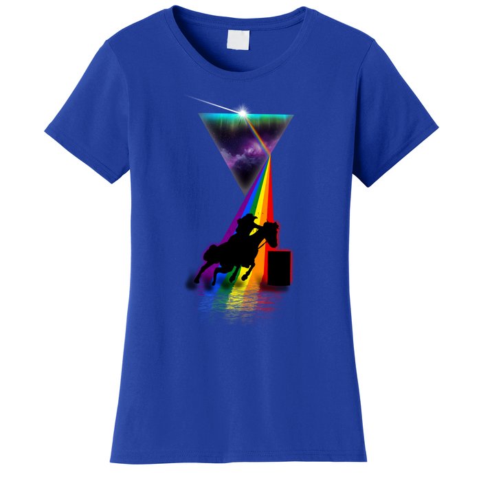 Vintage Retro Prism Barrel Racing Great Gift Women's T-Shirt