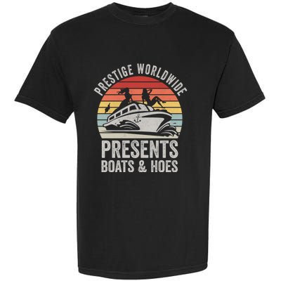 Vintage Retro Prestige Worldwide Presents Boats And Hoes Gift Garment-Dyed Heavyweight T-Shirt