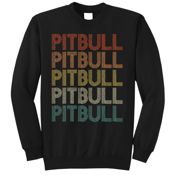 Vintage Retro Pitbull Sweatshirt