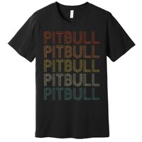 Vintage Retro Pitbull Premium T-Shirt