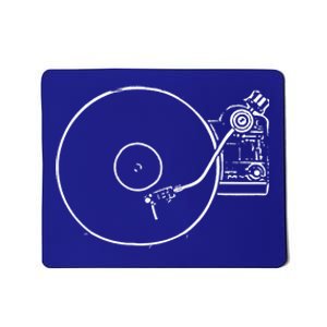 Vinyl Record Player Sketch Drawing Gift Mousepad