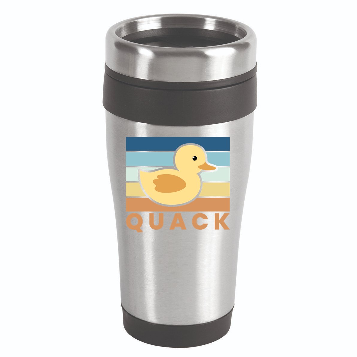 Vintage Retro Quack Rubber Duck Gift 16oz Travel Tumbler