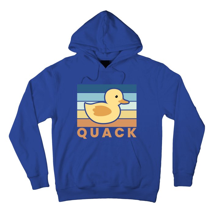 Vintage Retro Quack Rubber Duck Gift Hoodie