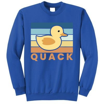 Vintage Retro Quack Rubber Duck Gift Sweatshirt