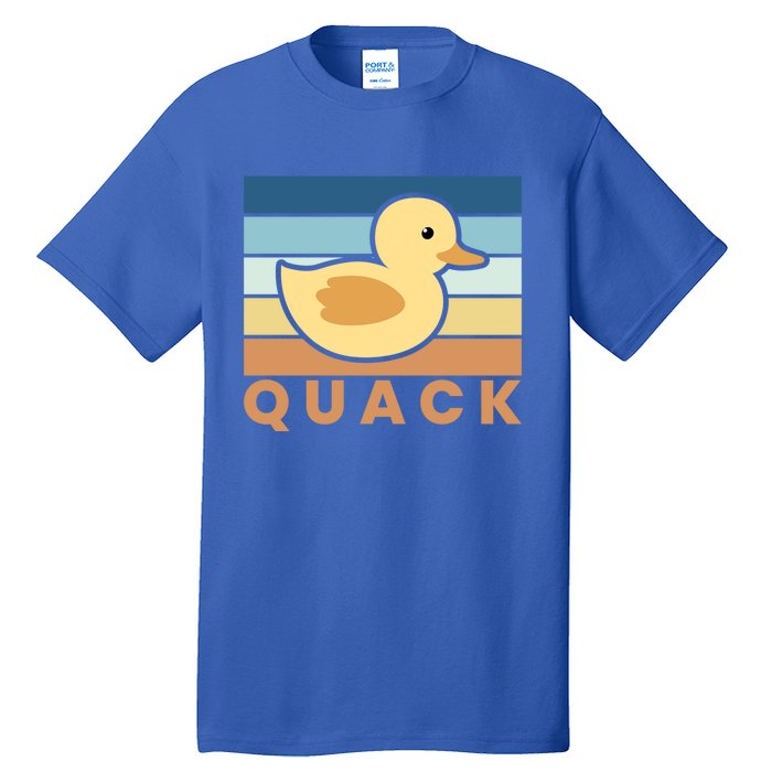 Vintage Retro Quack Rubber Duck Gift Tall T-Shirt