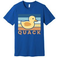 Vintage Retro Quack Rubber Duck Gift Premium T-Shirt