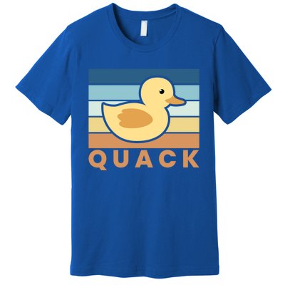 Vintage Retro Quack Rubber Duck Gift Premium T-Shirt