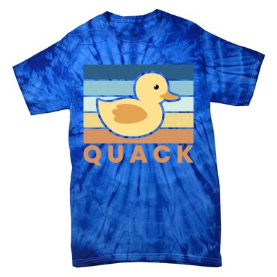 Vintage Retro Quack Rubber Duck Gift Tie-Dye T-Shirt