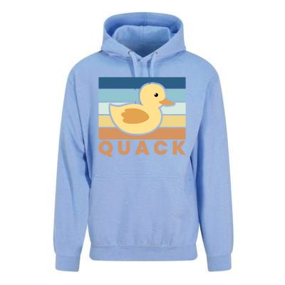 Vintage Retro Quack Rubber Duck Gift Unisex Surf Hoodie