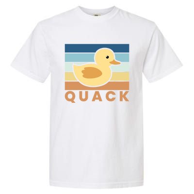 Vintage Retro Quack Rubber Duck Gift Garment-Dyed Heavyweight T-Shirt