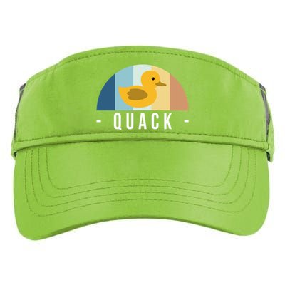 Vintage Retro Quack Rubber Duck Great Gift Adult Drive Performance Visor