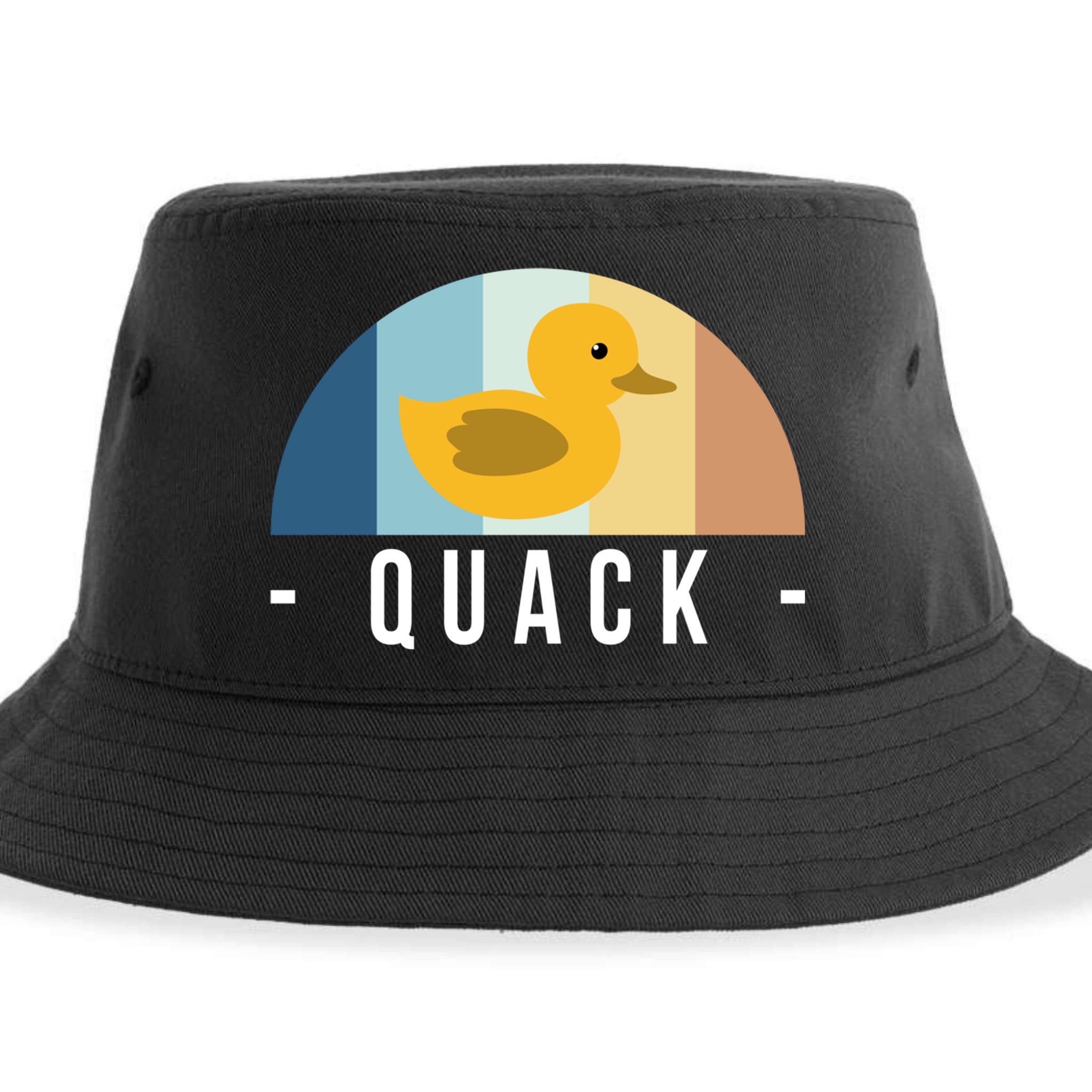 Vintage Retro Quack Rubber Duck Great Gift Sustainable Bucket Hat